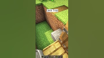 Tutorial : Protect your House Lava Trap #shorts
