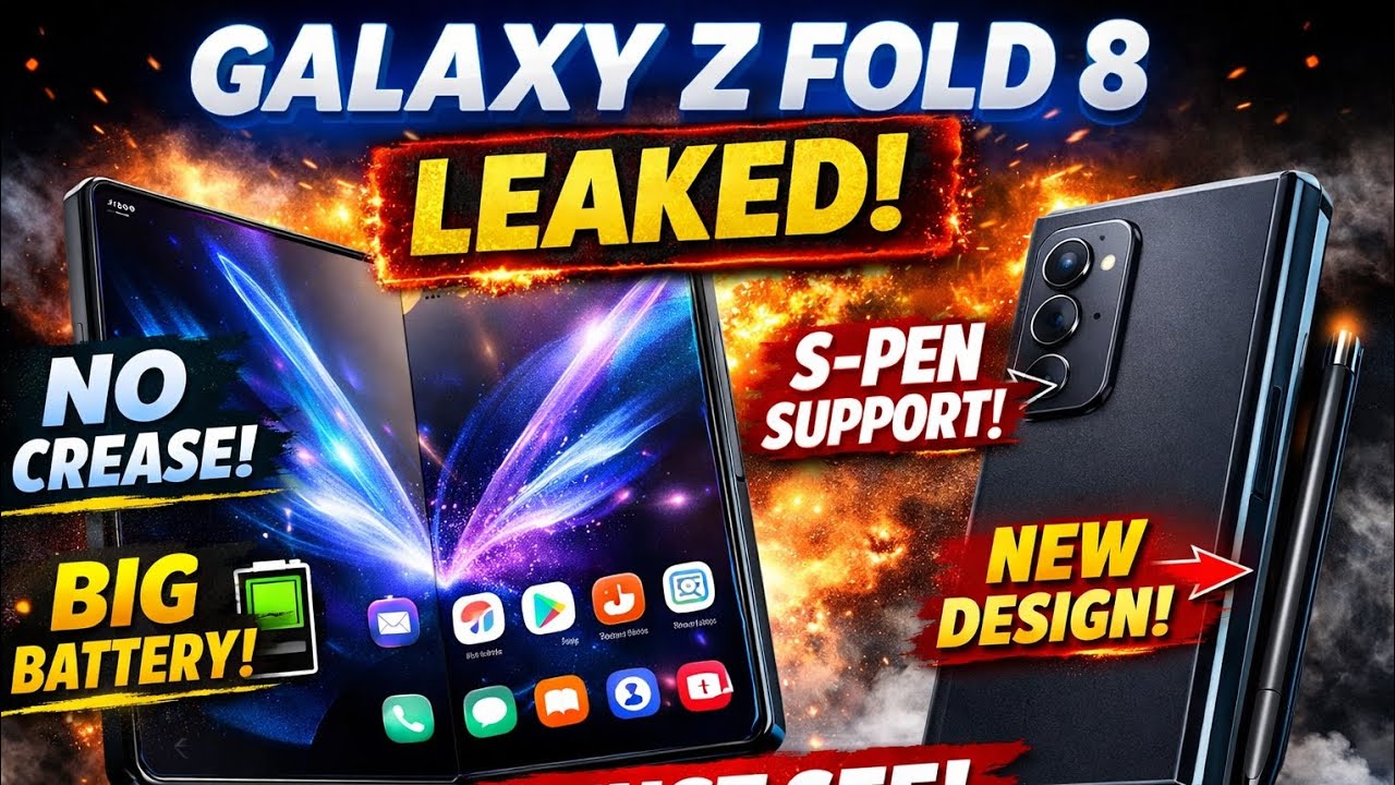 “Galaxy Z Fold 8 Leak: Lighter, Longer-Lasting Foldable Incoming”