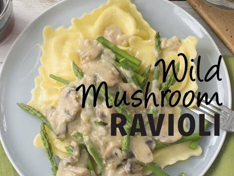 wild-mushroom-ravioli-in-a-mushroom-cream-sauce-with-asparagus