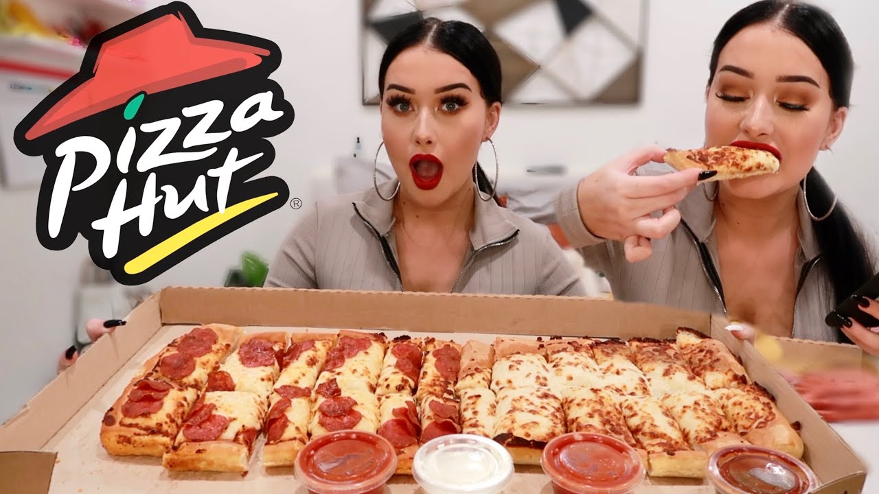 Pizza Hut НОВЫЙ Big Dipper Pizza Mukbang | Кулинарное шоу