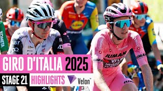 Showdown In Rome 💥 Giro Ditalia 2025 Stage 21 Highlights