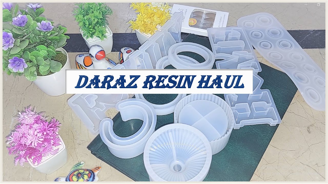 Daraz Resin Haul Unboxing Daraz Online shoppingSadia KanwalKonsay