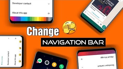 How to Change Navigation Bar Color on any Android phone | App Corner