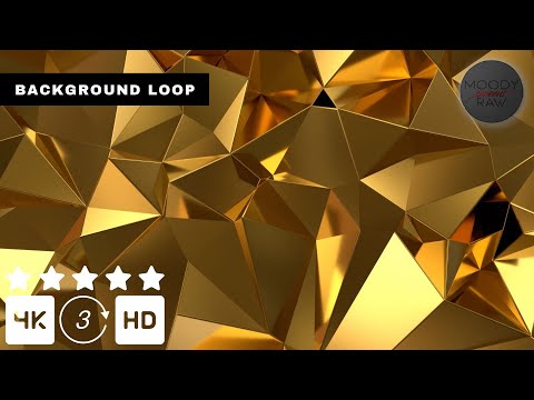 4K Hd Loop Of An Elegant Golden Luxury Mansion Background Perfect For Parties!