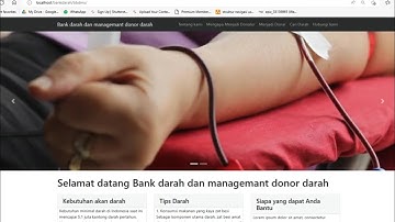 bank darah dan sistem managemant donor darah -free source code