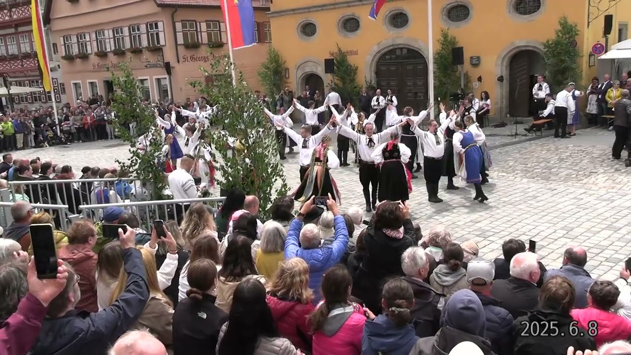 Volkstanzveranstaltung - Teil 1 & 2 -- 75.Heimattag der Siebenbürger Sachsen in Dinkelsbühl - 2025