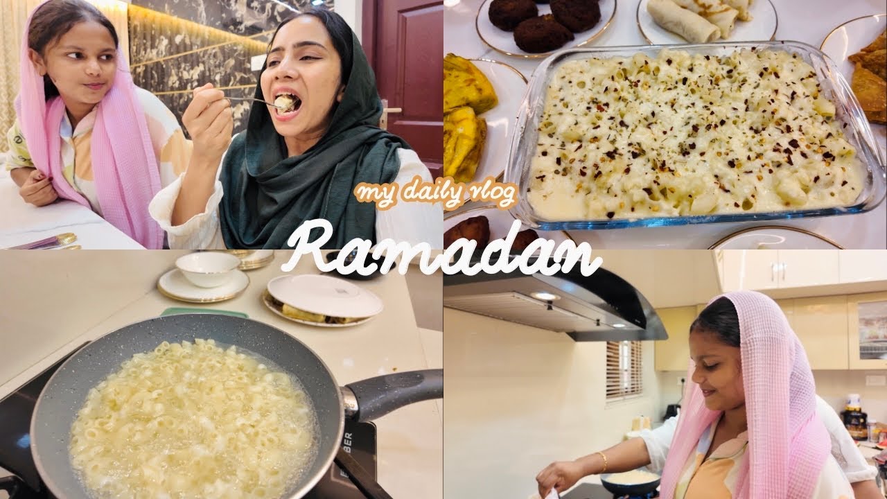 🌙 RAMADAN - 17 😍 | Sunu Mol’s Special - Mac & Cheese 😋 | Sunaina | Suhana | Mashura | Basheer Bashi