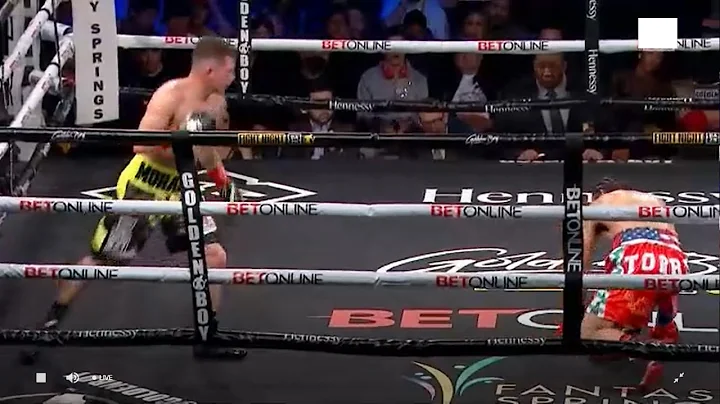 Victor Morales Jr defeats Alberto Torres 2 knock downs a head butt