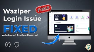 Waziper Auto Logout Error Fixed | Waziper Login Issue Solved | waziper whatsapp