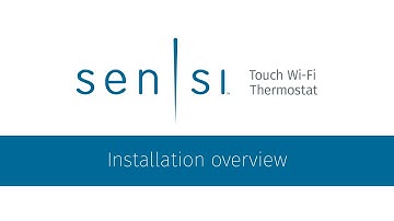 (Please See New Link in Description) Install and connect your Sensi™ Touch smart thermostat.