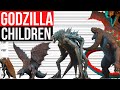 What if godzilla had children from other titans monsters  king kong king ghidorah mothra