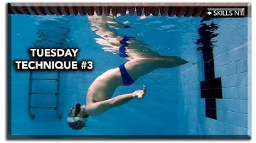 Backstroke swimming basic technique Tuesday #3 - floating
