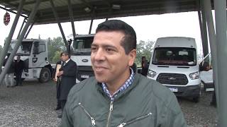 Intendente Palma Sola, Fernando Agüero. Municipios refuerzan parque automotor