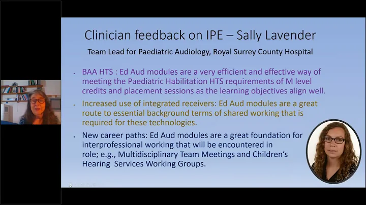 Joy Rosenberg section of BAA members webinar