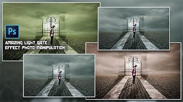 Amazing Light Gate Effect Photo Manipulation l Photoshop Tutorial 2017