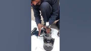 how to fitting a engine connecting rod in engine piston#isuzu #viral