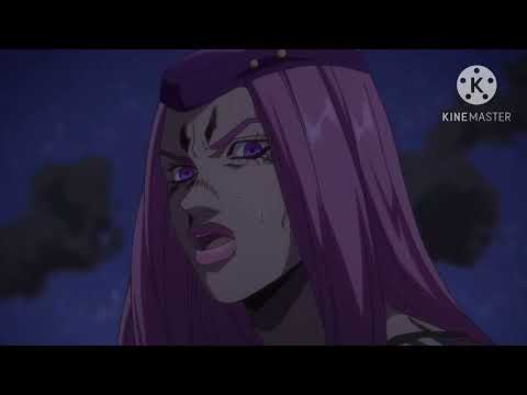 ジョジョの奇妙な冒険 ６部 ストーンオーシャン』( ３７話　) 戦闘シーン