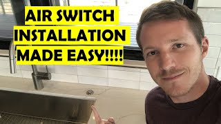 How to Install an Air Switch for a Kitchen Sink Disposal | DIY Air Switch