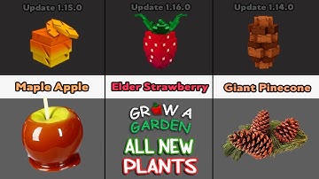 Grow A Garden ALL NEW PLANTS VS REAL LIFE! | Roblox VS Reality