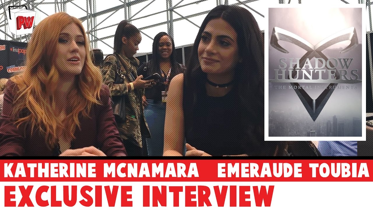 SHADOWHUNTERS: Katherine McNamara & Emeraude Toubia Interview - NYCC