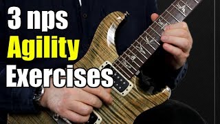 A Great Set of 3 Note Per String Agility Exercises + PDF