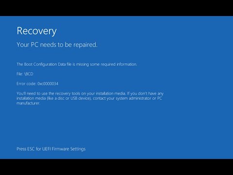 Videó: A Windows Rendszerindító Rekord Javítása