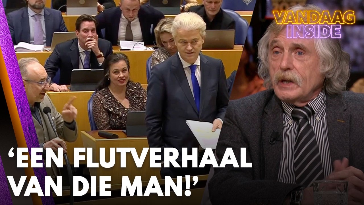 Johan Derksen ziet moment tussen Henk Vermeer en Geert Wilders: 'Een flutverhaal van die man!'