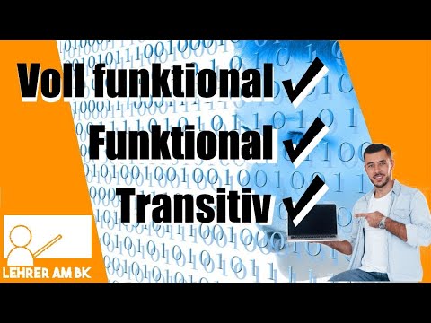 (Fully) functional dependency and transitive dependency. (Newly set to music)