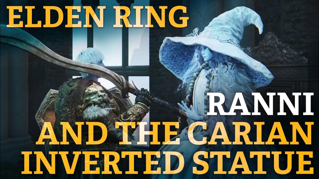 Elden Ring \\ Ranni passes the Carian Inverted Statue to Jaro YouTube