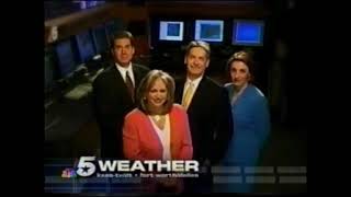 KXAS (NBC) Station ID 2004 The Most Knowledgeable Weather Team in North Texas is on NBC 5