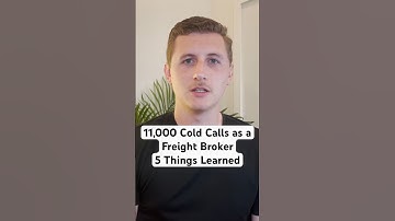 5 Lessons Learned from 11,000 Cold Calls as a Freight Broker
