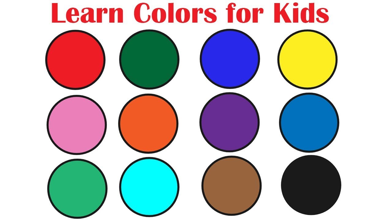 Basic Color Circles - Simple Fun for Kids