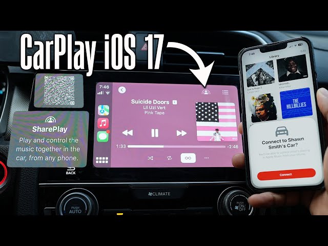 Consomac : Avec iOS 17, CarPlay va accueillir SharePlay pour