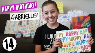 Gabrielle's 14th Birthday Opening Presents!
