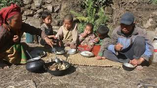 Myvillage official videos EP 282 || Eating food by happy family
