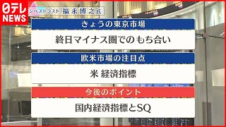 【11月10日の株式市場】株価見通しは？福永博之氏が解説