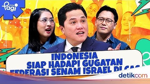 Indonesia vs Israel: Gugatan Federasi Senam Israel di CAS, Menpora Erick Thohir Menanggapi