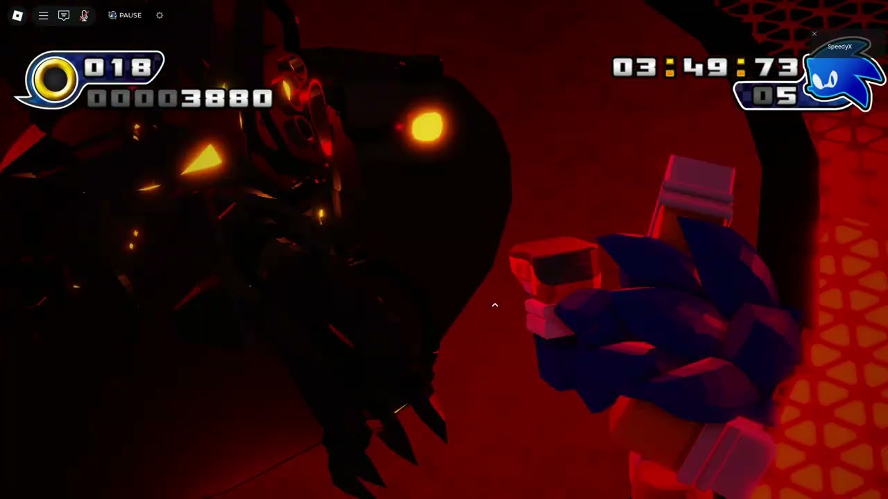 SEGASonic: ORIGINS FURNACE BOSS FIGHT (NO DAMAGE)