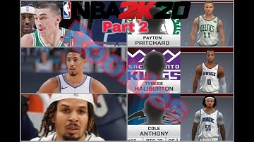 PART 2 Adding 2020 NBA Rookies in NBA2k20 Android Permanent (for v98 only)