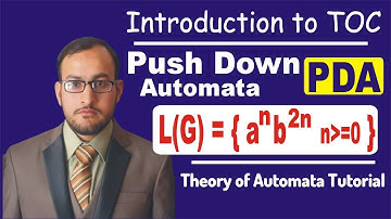 PDA Example string L(M) = a^n b^2n in TOC // Push Down Automata // Theory of Computation
