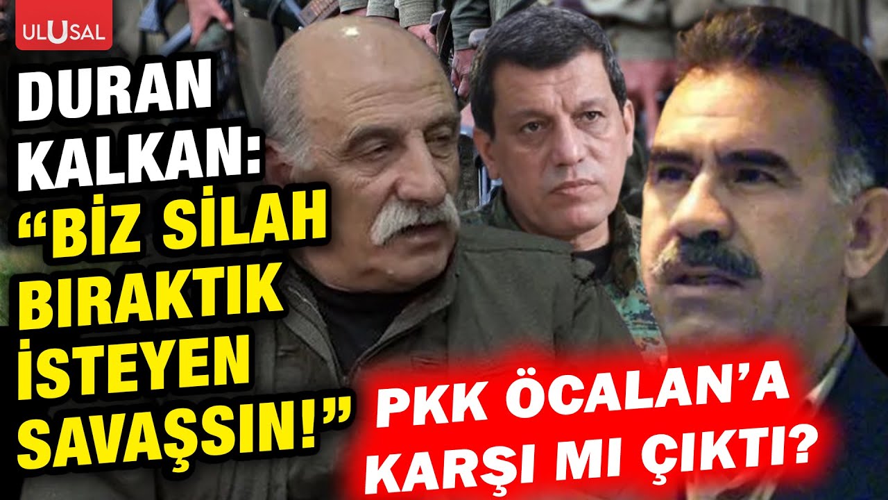 PKK'da Öcalan çatlağı! Elebaşı Duran Kalkan'dan dikkat çeken açıklama ...