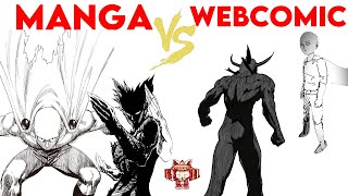 Saitama vs Garou | ¿Que version es mejor? Webcomic vs Manga | One Punch Man