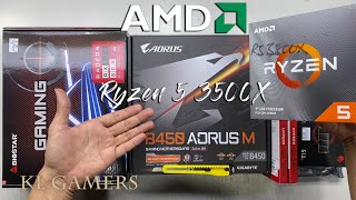 AMD Ryzen 5 3500X GIGABYTE B450 AORUS M BIOSTAR RADEON RX570 8GB Segotep PRIME M Gaming PC Build