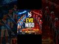 FREE FIRE EVO M60 VS ALL GUNS 🔥 कौन है सबसे OP? 😱#Shorts#freefire