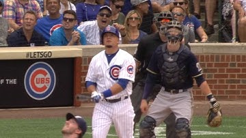 MIL@CHC: Fowler, Schwarber go back-to-back in the 5th