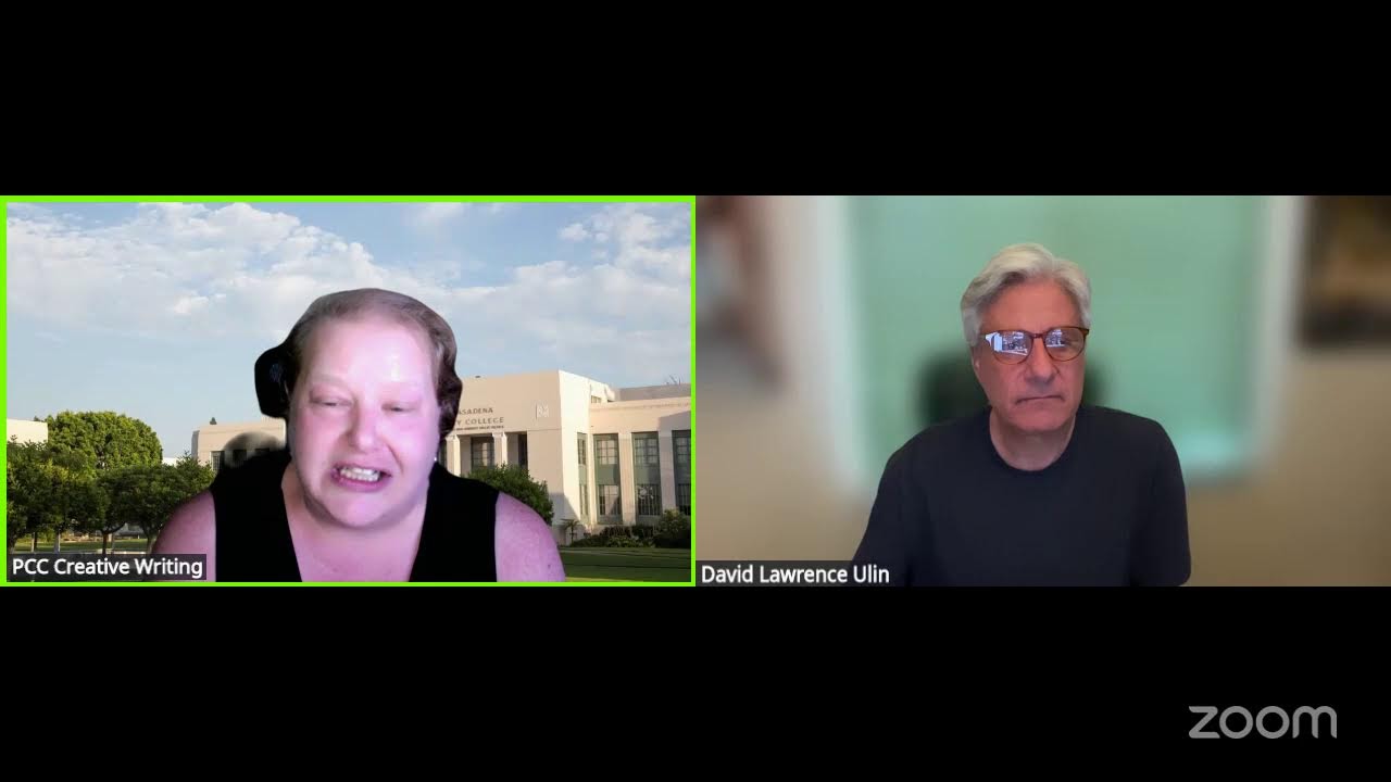 Creative Writing hosts DAVID ULIN Thursday, May 29 at 6pm on ZOOM