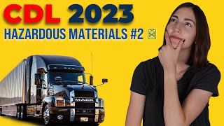 CDL Hazardous Materials Test 2 2023 (60 Questions with Explained Answers)