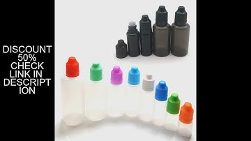 50pcs 3ML 5ML 10ML 15ML 20ML 30ML 50ML 60ML 100ML 120ML For Liquid Plastic Dropper Bottles With Chil