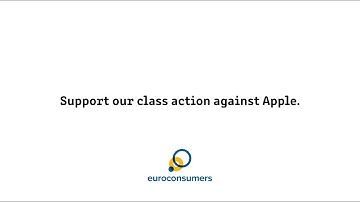 Euroconsumers class action against Apple and Planned obsolescence