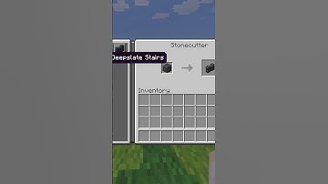 How to Make Deepslate Brick Walls With a Stone Cutter in Minecraft #Shorts
